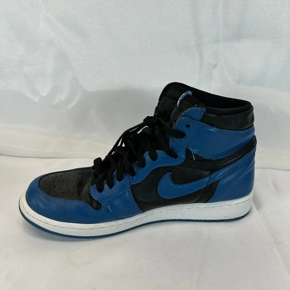 Jordan 1 Retro High OG Dark Marina Blue Black White 555088-404 Mens 9.5